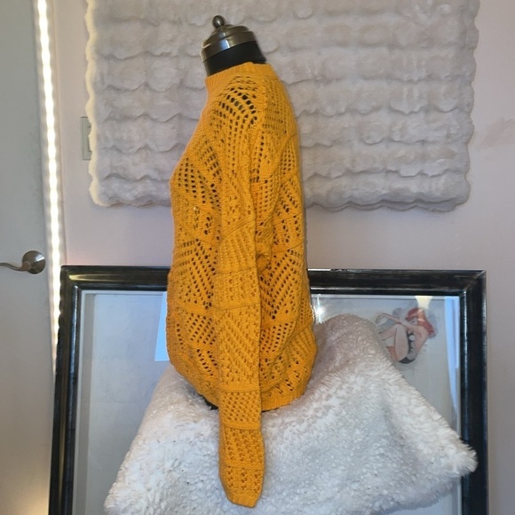 Rag and bone brand new with tags cotton blend knit crochet sweater it is NWOT - Picture 3 of 8